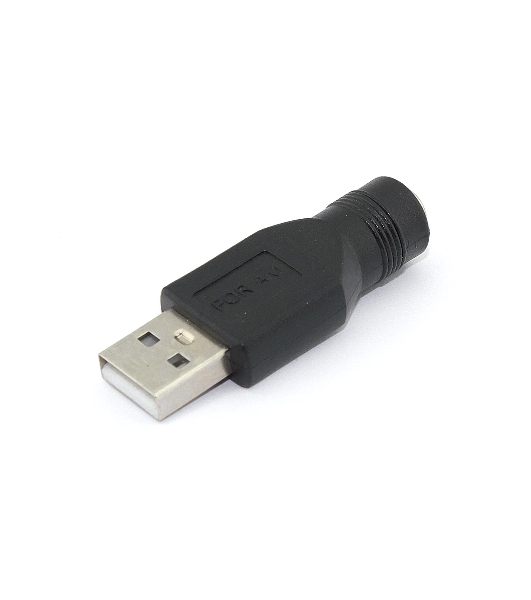 Переходник 5,5х2,5 на USB Type A папа