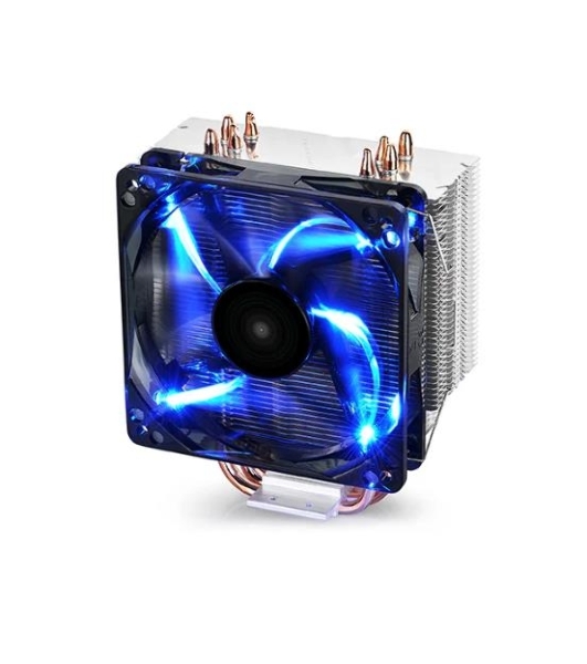 Кулер Deepcool GAMMAXX 400 BLUE BASIC серебристый 120мм алюминий+медь 1500rpm 30db 4-pin 130W 154мм