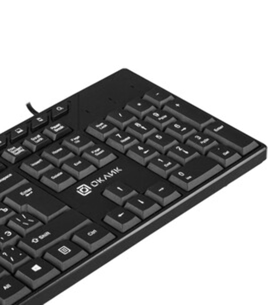 Клавиатура Oklick 125M проводная, USB Type-A, чёрный