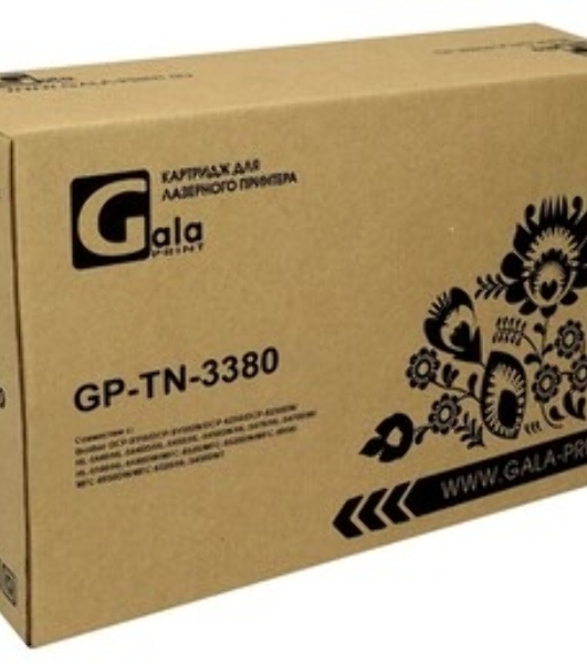 Картридж лазерный GalaPrint GP TN-3380 черный (8000 стр.) для Brother DCP-8110/DCP-8250/HL-5440/HL-5450/HL-5470/HL-6180/MFC-8520/MFC-8950