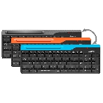 Клавиатура беспроводная A4Tech Fstyler FBK25, USB, Bluetooth/Радиоканал, черный/серый, фото21