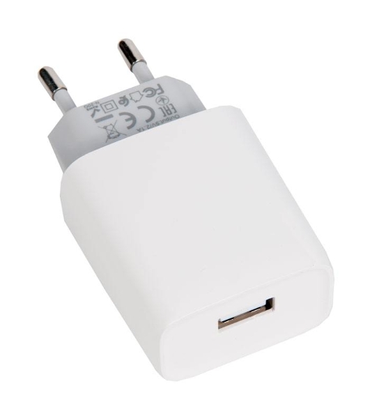 Сетевое зарядное устройство 1 USB/HOCO HC-12899 C72A/Выход: 10.5W/белый