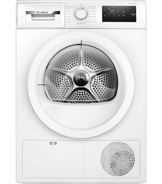 Сушильная машина Bosch WTH85VL5SN белый, 7 кг, сушка - конденсационная, программ - 15, 59.8 x 84.2 x 66.5 см
