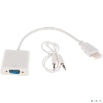 Переходник штекер Rexant HDMI - гнездо VGA, провод + шнур стерео 3,5 мм, фото8