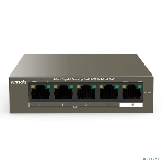 Коммутатор 5PORT 1000M 4POE Tenda TEG1105P-4-63W, фото4