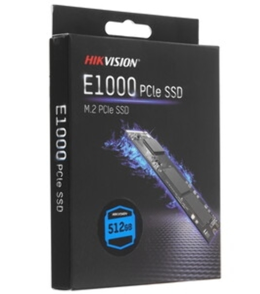 Накопитель SSD Hikvision HS-SSD-E1000/512G Hiksemi, 512Gb, PCIe 3.0 x4, M.2 2280, NVMe, R/W 2000/1610