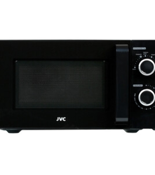 Микроволновая печь JVC JK-MW130M черный, 20 л, 700 Вт, переключатели - поворотный механизм