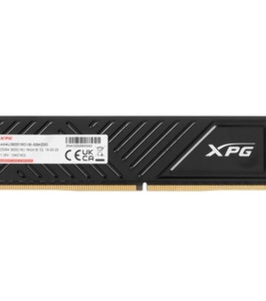 Оперативная память XPG Gaммix D35, DDR4, 16GB (1x16GB), 3200MHz, CL16, DIMM, с радиатором, черный