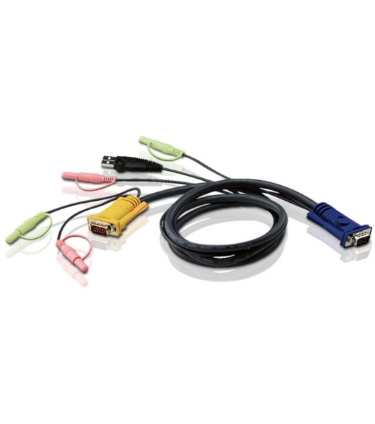 Кабель ATEN CABLE HD15M/USBM/SP/SP-SPHD15M; 1.8M