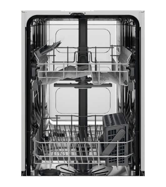 Встраиваемая посудомоечная машина Electrolux EEA22100L, черный, 44.6 см, 9 компл., 47 дБ, класс A+++