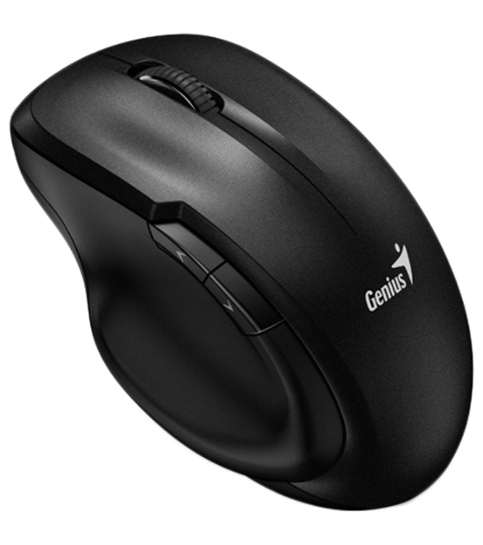 Мышь беспроводная Genius Ergo 8200S черный, 1200 dpi, радиоканал, USB, кнопки - 5