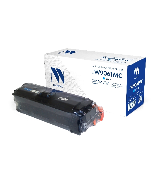 Картридж лазерный NVPrint совместимый NV-W9061MC Голубой для HP Color LaserJet E55040/E57540 (12200k)