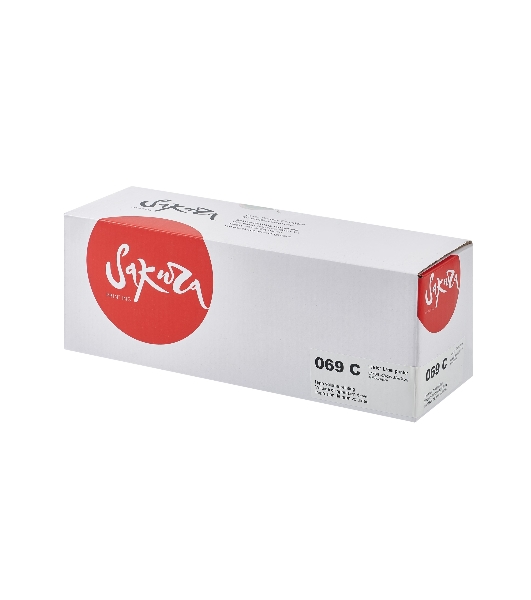 Картридж Sakura 069C ECO (5093C002) для Canon I-Sensys LBP673Cdw/MF750C/MF725, голубой, 1900 к. ECO (чип без счетчика копий)
