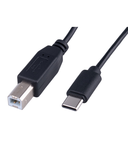 Кабель USB2.0 Гарнизон GCC-USB2-CMBM-1M, Type-C/BM, медь, 1м, черный, пакет