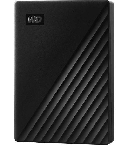 Внешний HDD 2.5' Western Digital My Passport, 5TB, USB 3.2 Gen 1 Type-A, 5400 rpm, черный
