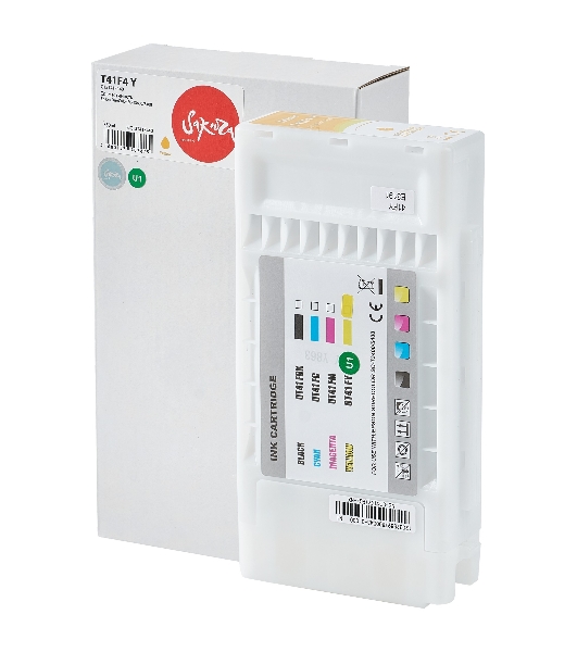Картридж струйный Sakura C13T41F440 (T41F4 Y) для Epson, желтый, 350 мл.