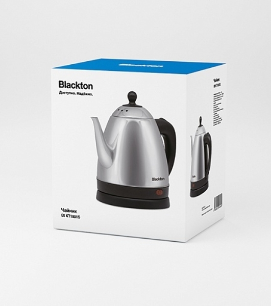 Чайник электрический Blackton Bt KT1801S Black-Steel