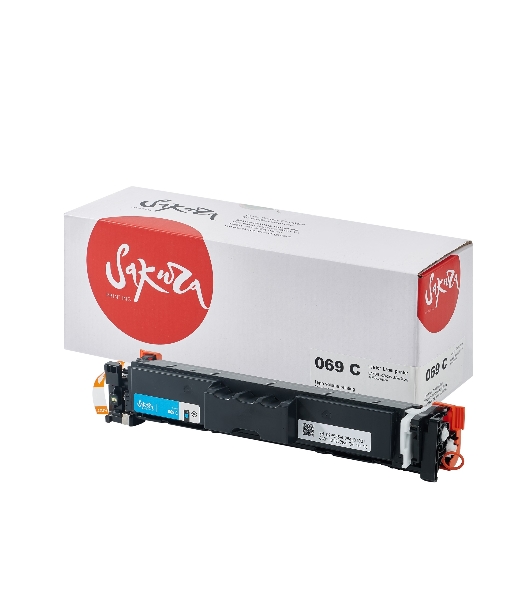 Картридж Sakura 069C ECO (5093C002) для Canon I-Sensys LBP673Cdw/MF750C/MF725, голубой, 1900 к. ECO (чип без счетчика копий)