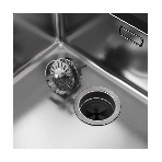 Измельчитель пищевых отходов Kuppersberg WS 750 B, High-Tech, мощность 750 Вт, 3800-4200 об/мин, защита от перегрева, авто выключение, DC мотор, шумоизоляция, уровень шума 70 дБ, черный, фото5