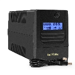 Источник бесперебойного питания ExeGate Smart LB-650.LCD.AVR.2SH.USB (650VA/390W, LCD, AVR, 2*Schuko, USB, батарея 12V 7Ah, черный), фото9