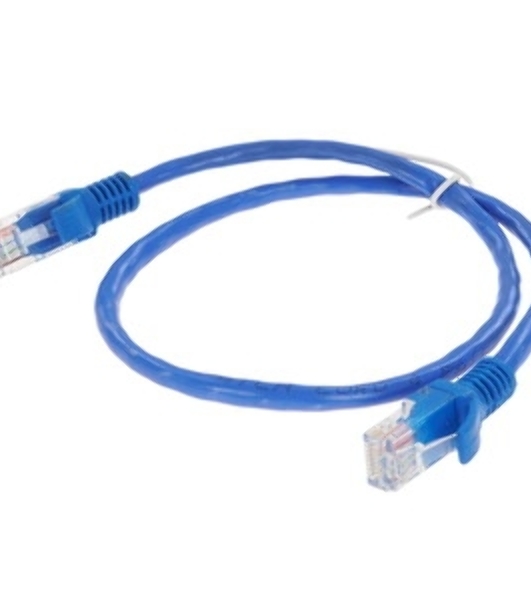 Патч-корд UTP Cablexpert cat.5e, 0.5м, литой, многожильный, синий
