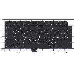 Клавиатура для ноутбука Apple MacBook Pro 14 16 A2442 A2485 Late 2021 Г-образный Enter, фото2
