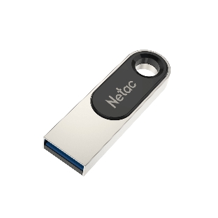 Флешка USB Netac U278 (NT03U278N-064G-20PN), 64Gb, USB 2.0, R/W 50/10, серебристый/черный