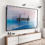 Кронштейн для телевизора ONKRON UT12 черный 60'-110' макс.120кг настенный наклон, фото8