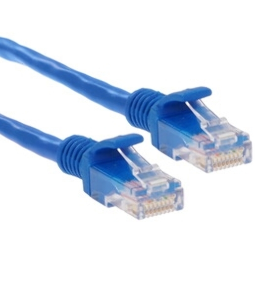 Патч-корд UTP Cablexpert cat.5e, 0.5м, литой, многожильный, синий