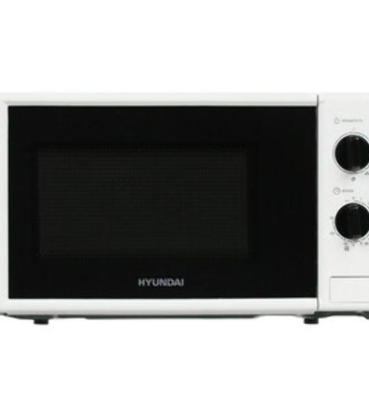 Микроволновая печь Hyundai HYM-M2048 белый, 20 л, 700 Вт, переключатели - поворотный механизм