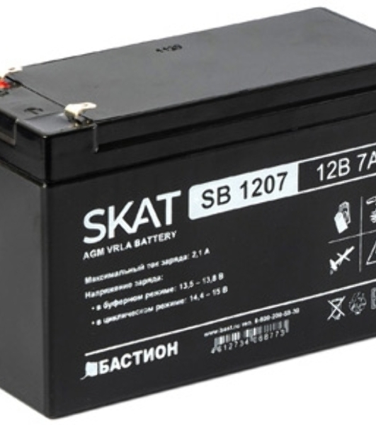 Батарея для ИБП SKAT SB 1207 (12V 7Ah)