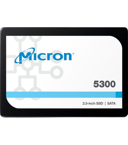 Накопитель SSD Crucial Micron 5300 PRO, 7680Gb, SATA III, R/W 540/520