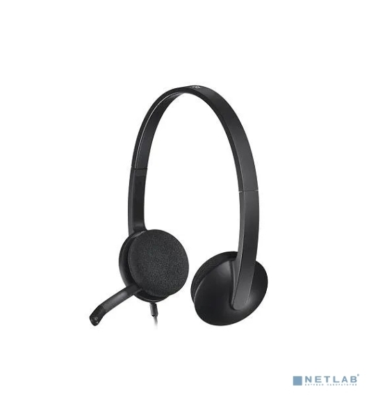 Гарнитура Logitech H340 чёрный, проводная, USB