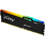 Оперативная память Kingston Fury Beast Black RGb, DDR5, 8Gb (1x8Gb), 5600MHz, CL36, DIMM, с радиатором, RGb, черный, фото10