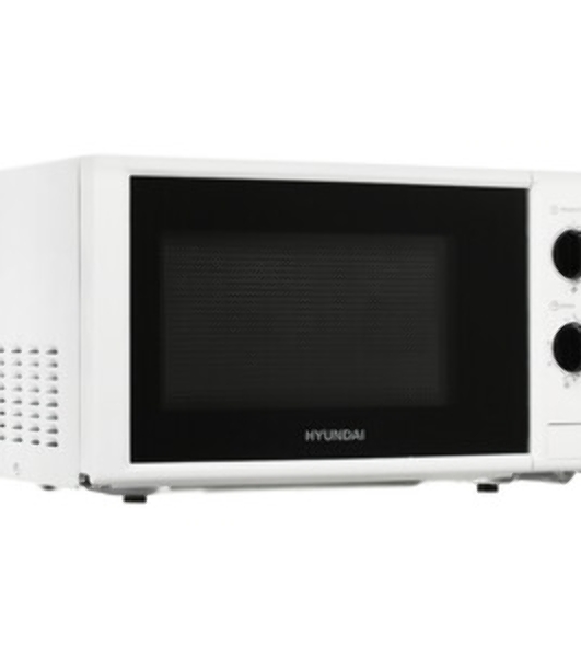 Микроволновая печь Hyundai HYM-M2048 белый, 20 л, 700 Вт, переключатели - поворотный механизм
