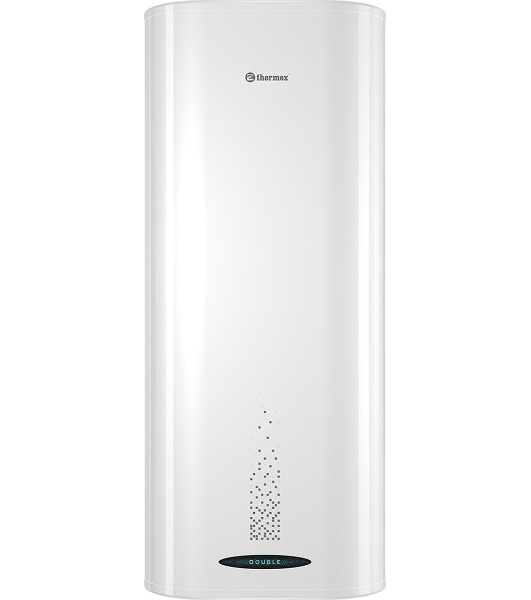 Водонагреватель электрический Thermex Double 100 белый, накопительный, 100 л, 2,5 кВт, настенный, плоский, универсальная ориентация, бак из нержавеющей стал