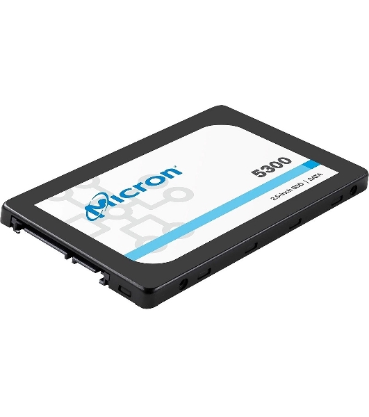Накопитель SSD Crucial Micron 5300 PRO, 7680Gb, SATA III, R/W 540/520