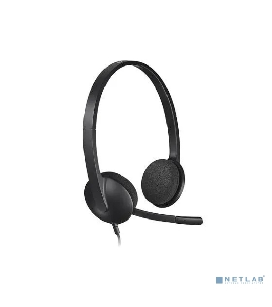 Гарнитура Logitech H340 чёрный, проводная, USB