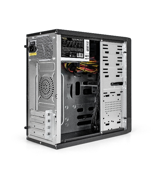 Компьютерный корпус Minitower ExeGate MA-371X-UNS350 (mATX, БП UNS350 с вент. 12см, 2*USB+2*USB 3.0, аудио, черный)