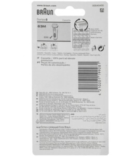 Сетка и режущий блок для бритвы Braun 83M