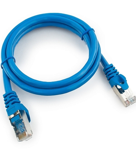 Патч-корд FTP Cablexpert cat.6, 1м, литой, многожильный, черный