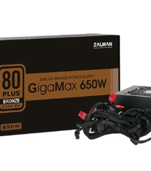 Блок питания Zalman ZM650-GVII Retail, 650Вт, 80 PLUS Bronze, 120мм, черный