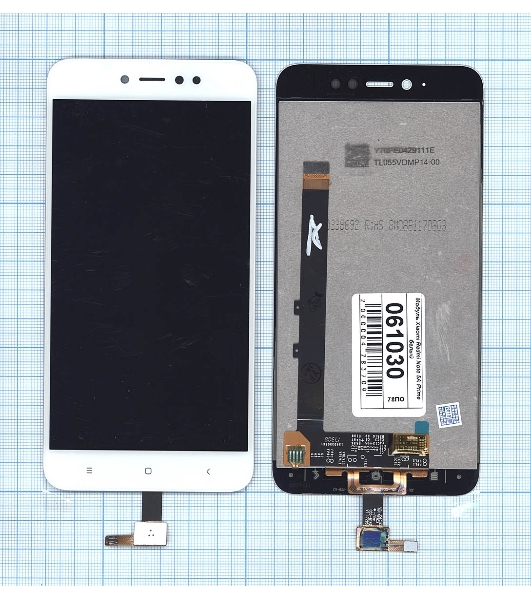 Дисплей для Xiaomi Redmi Note 5A Prime белый