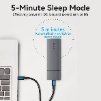 Корпус для SSD Vention USB 3.1 Gen 2-C M.2 NVMe Серый, фото4
