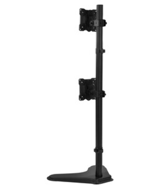 Кронштейн ONKRON D208FS для двух мониторов 13'-32' настольный, черный