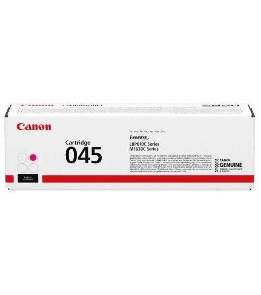 Картридж лазерный Canon 045M пурпурный, 1300 стр., для i-SENSYS MF631/633/635, LBP611