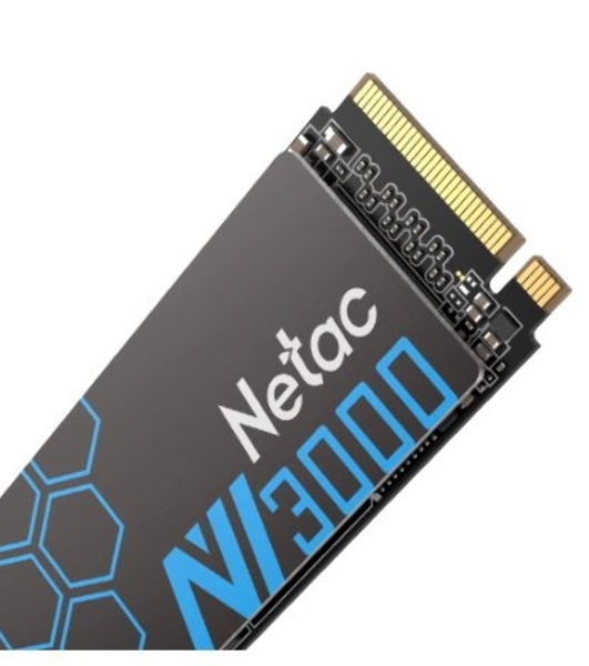 Накопитель SSD Netac NV3000, 250Gb, PCIe 3.0 x4, M.2 2280, NVMe, R/W 3000/1400