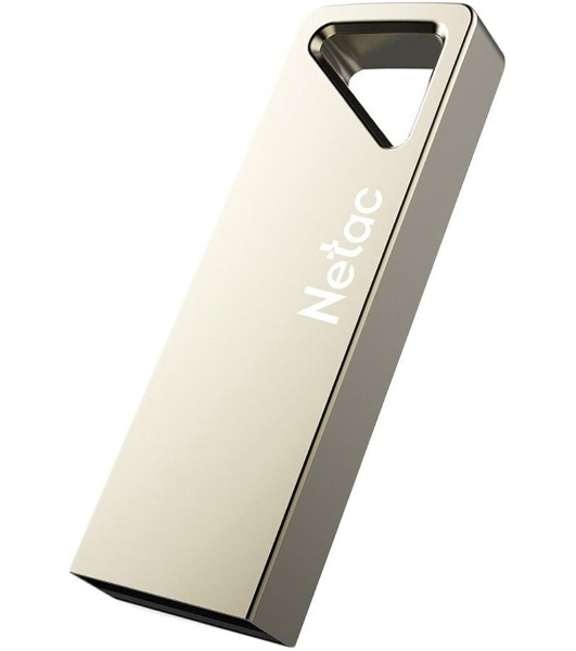 Флешка USB Netac U326 (NT03U326N-032G-20PN), 32Gb, USB 2.0, R/W 50/15, серебристый