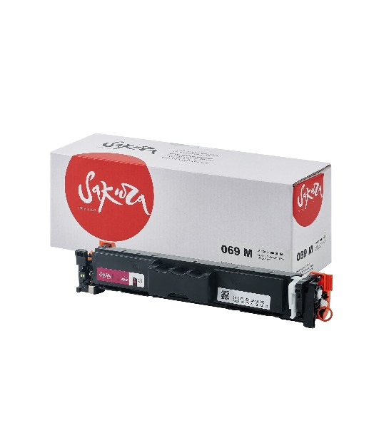 Картридж лазерный Sakura 069M ECO (5092C002) для Canon I-Sensys LBP673Cdw/MF750C/MF725, пурпурный, 1900 к. ECO (чип без счетчика копий)