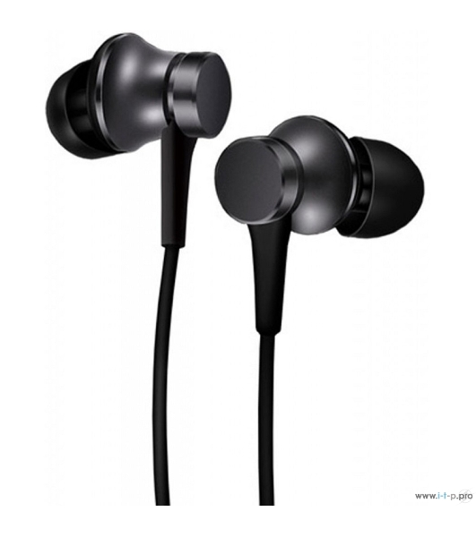 Проводные наушники Xiaomi Mi In-Ear Headphones Basic черный, внутриканальные, Jack 3.5 мм